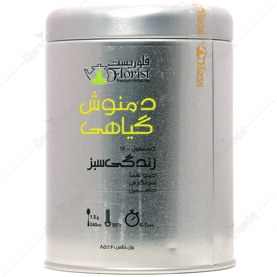 دمنوش گیاهی زندگی سبز کد 12 قوطی فلزی