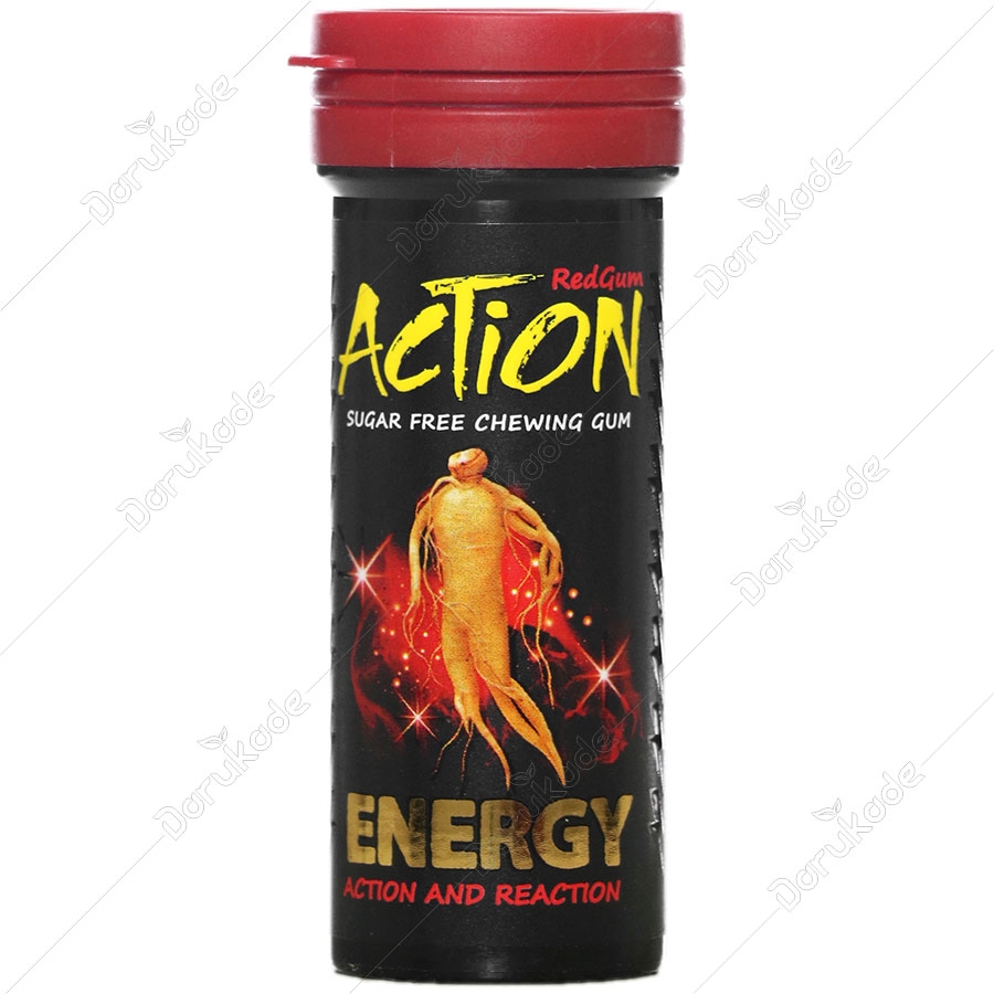 آدامس بدون شکر انرژی زا جینسینگ