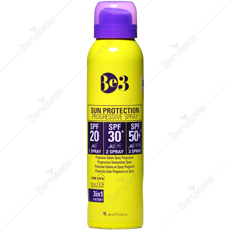 اسپری ضد آفتاب تصاعدی SPF20-30-50