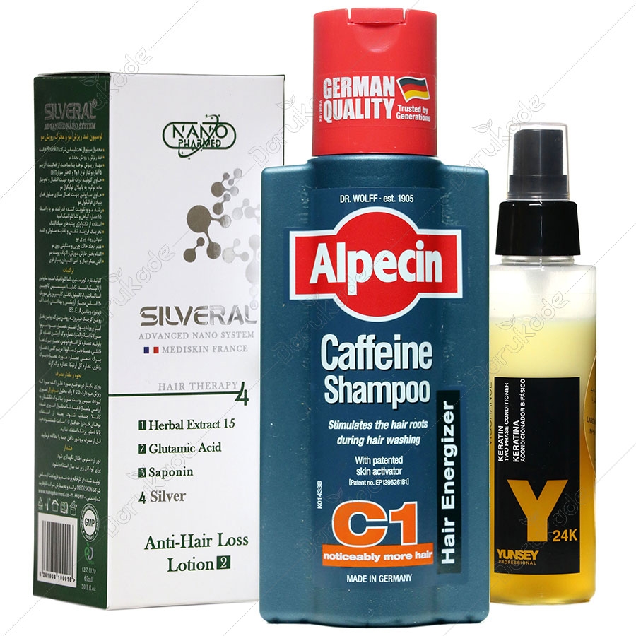 پک تقویت کننده شامپو آلپسین کافئین C1