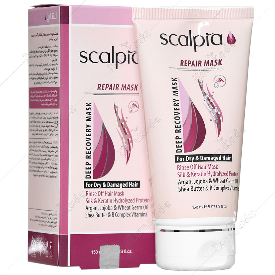 ماسک با آبکشی موهای خشک و آسیب دیده