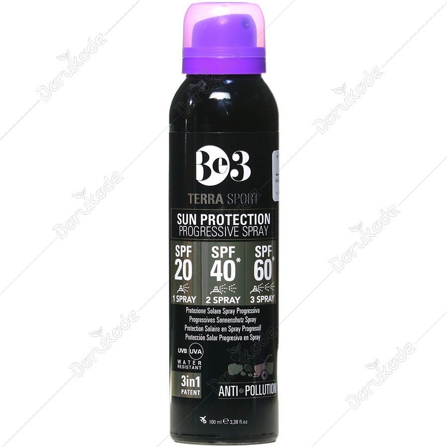 ضد آفتاب تصاعدی SPF20-40-60 ترا اسپرت