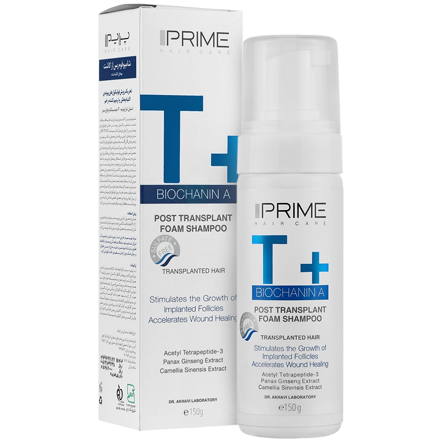 شامپو فوم پس از کاشت مو تی پلاس