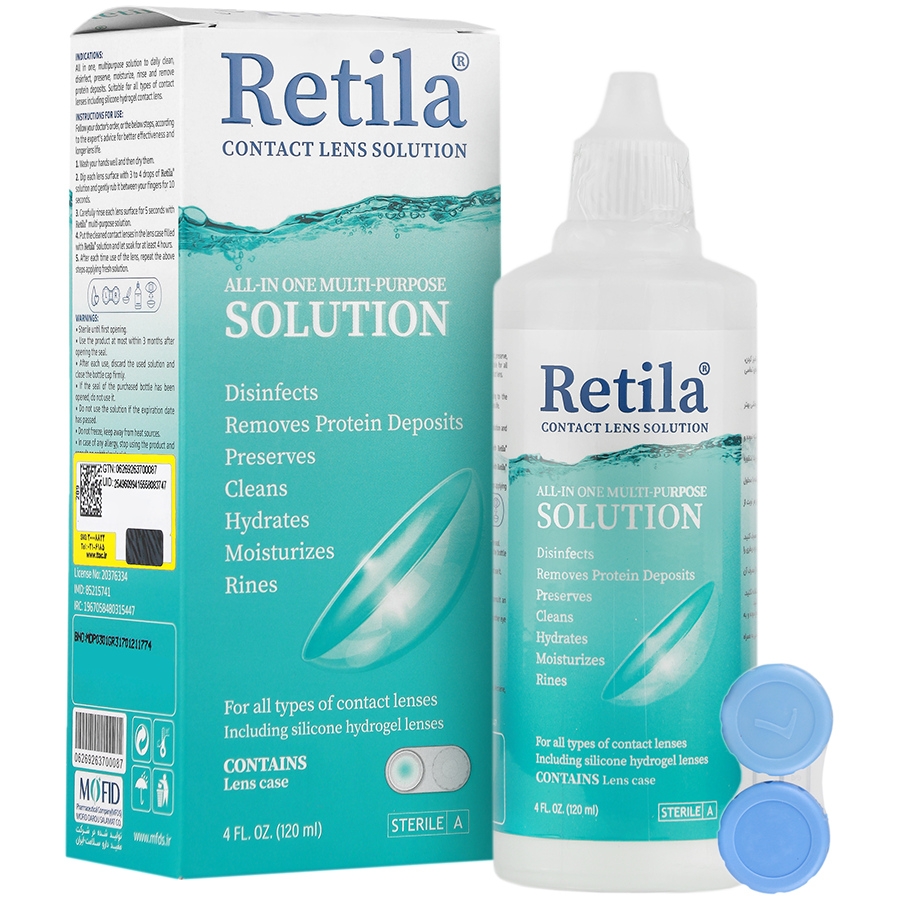 محلول شستشو و نگهداری لنز