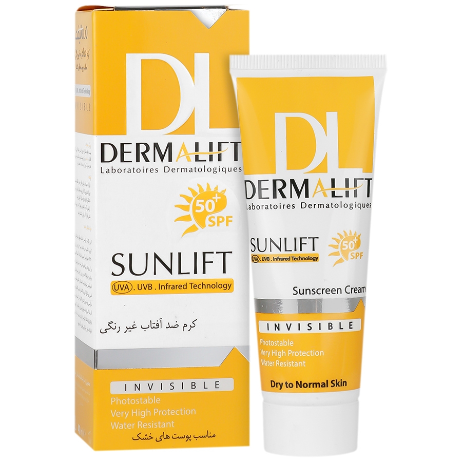 کرم ضد آفتاب پوست خشک SPF50 سان لیفت