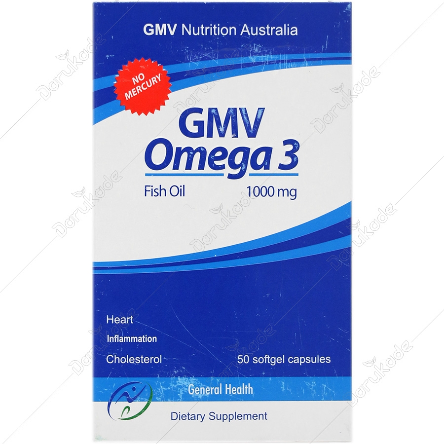 امگا 3 جی ام وی 50 عددی