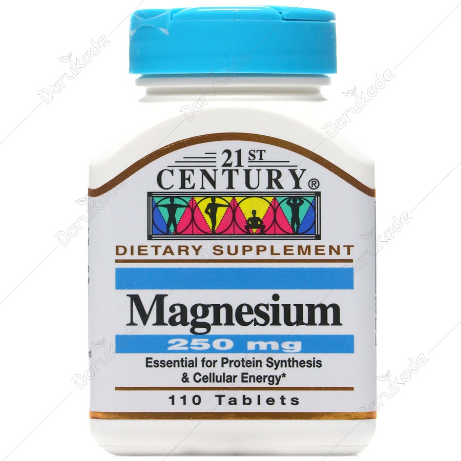 منیزیم 250 میلی گرم 110 عددی