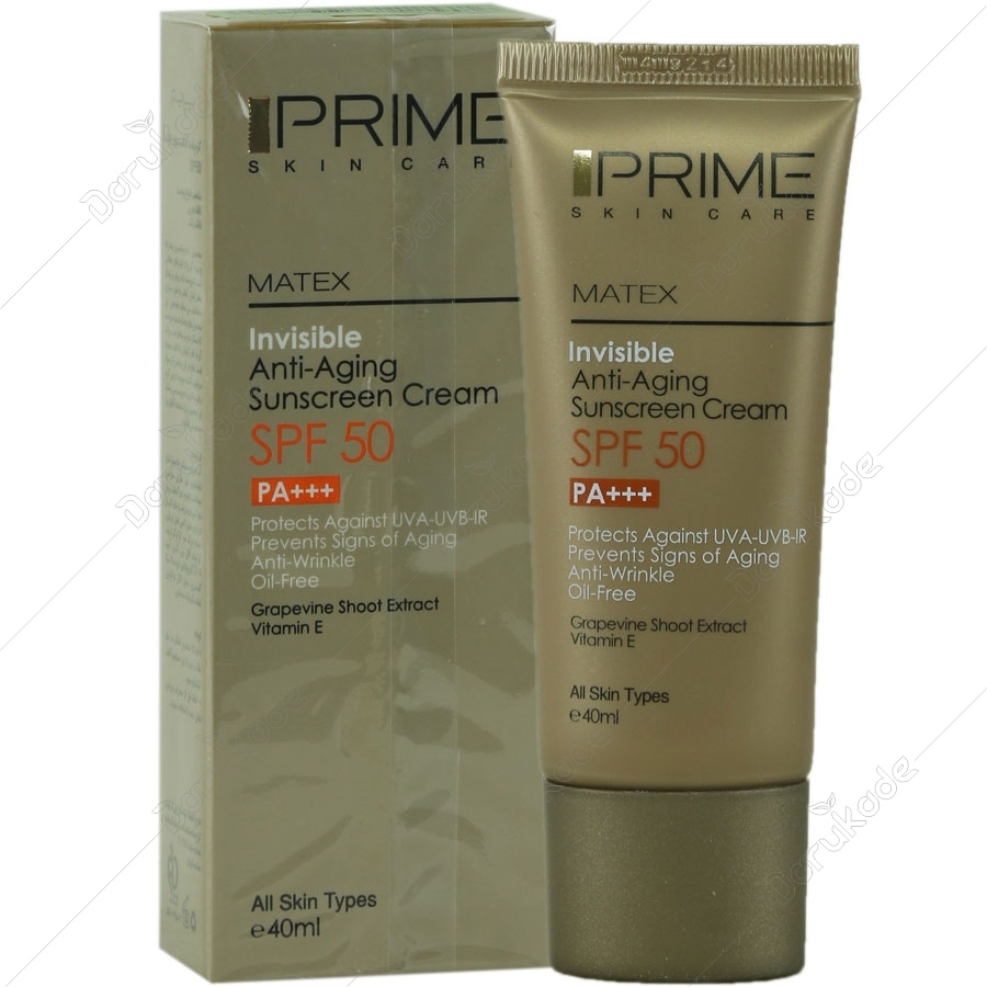 کرم ضد آفتاب جوان کننده SPF50 بی رنگ