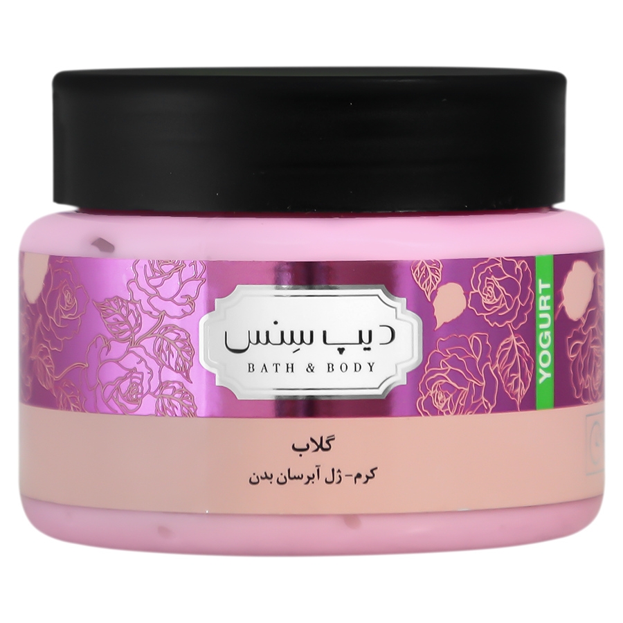 کرم ژل آبرسان بدن گلاب