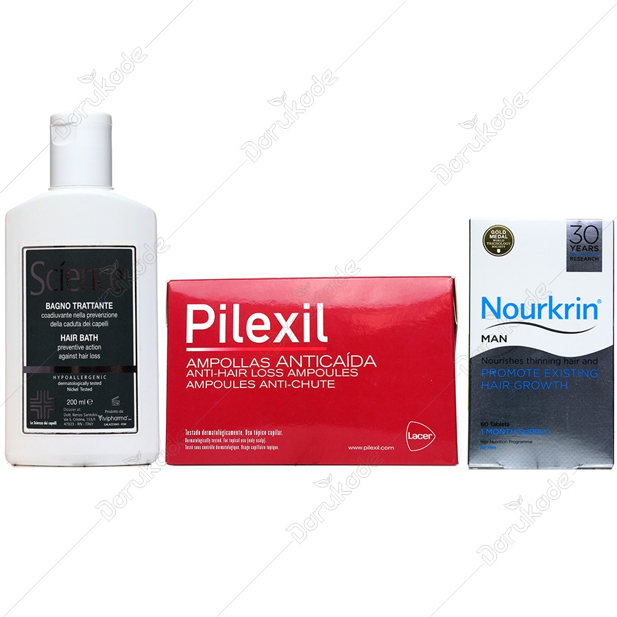 پک کامل ضد ریزش و تقویت موی آقایان 9