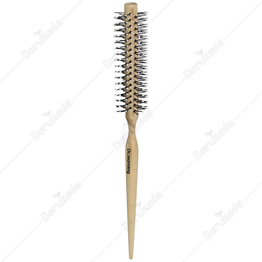 برس گرد چوبی