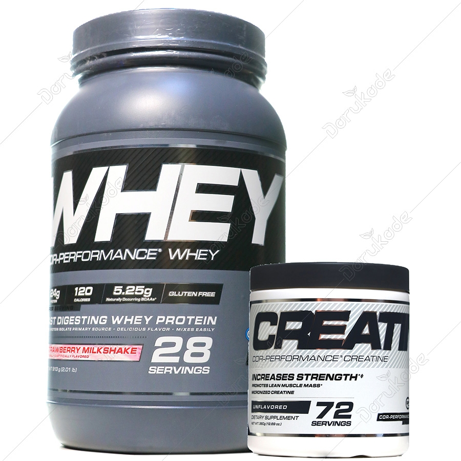 پک وی میلک شیک توت فرنگی و کراتین کور پرفورمنس سلوکور