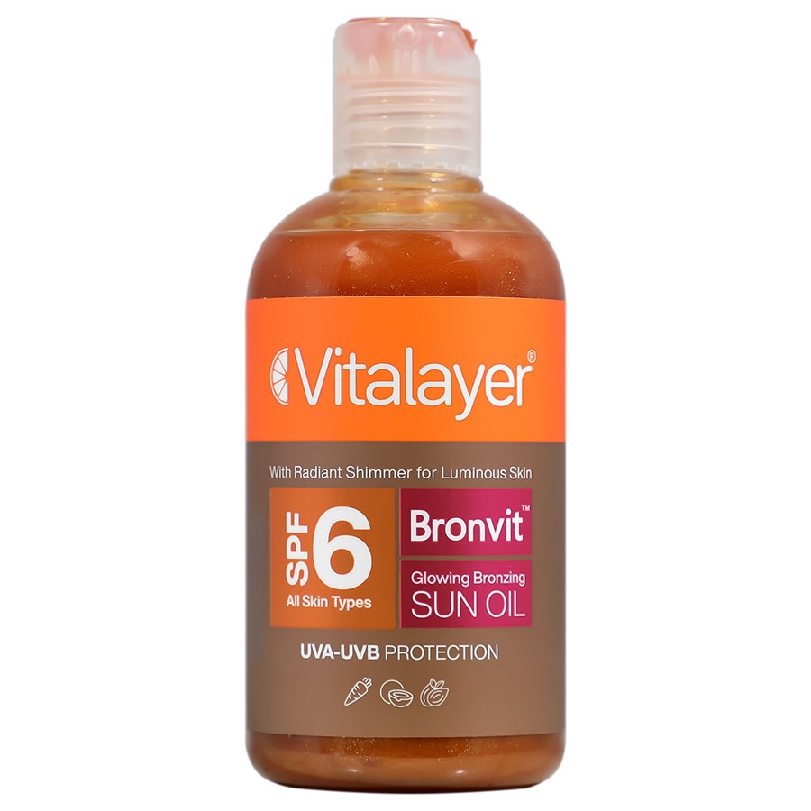 روغن آفتاب برنزه کننده اکلیلی SPF6 برن ویت