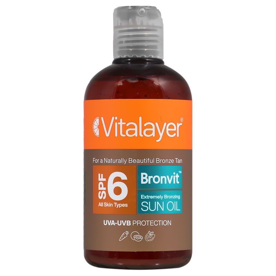 روغن آفتاب برنزه کننده SPF6 برن ویت