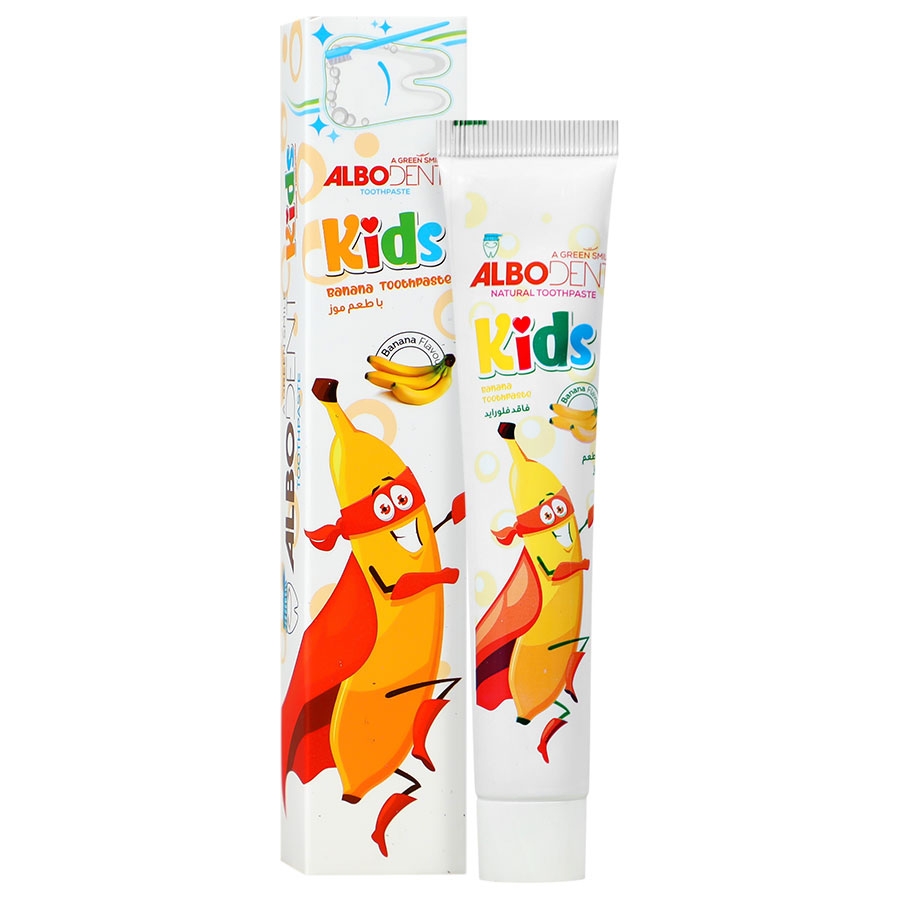 خمیر دندان کودک آلبودنت موزی