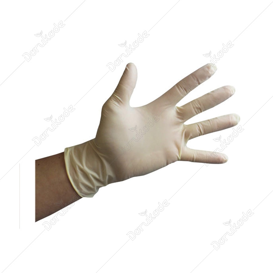 دستکش معاینه لاتکس بدون پودر اکسلنت