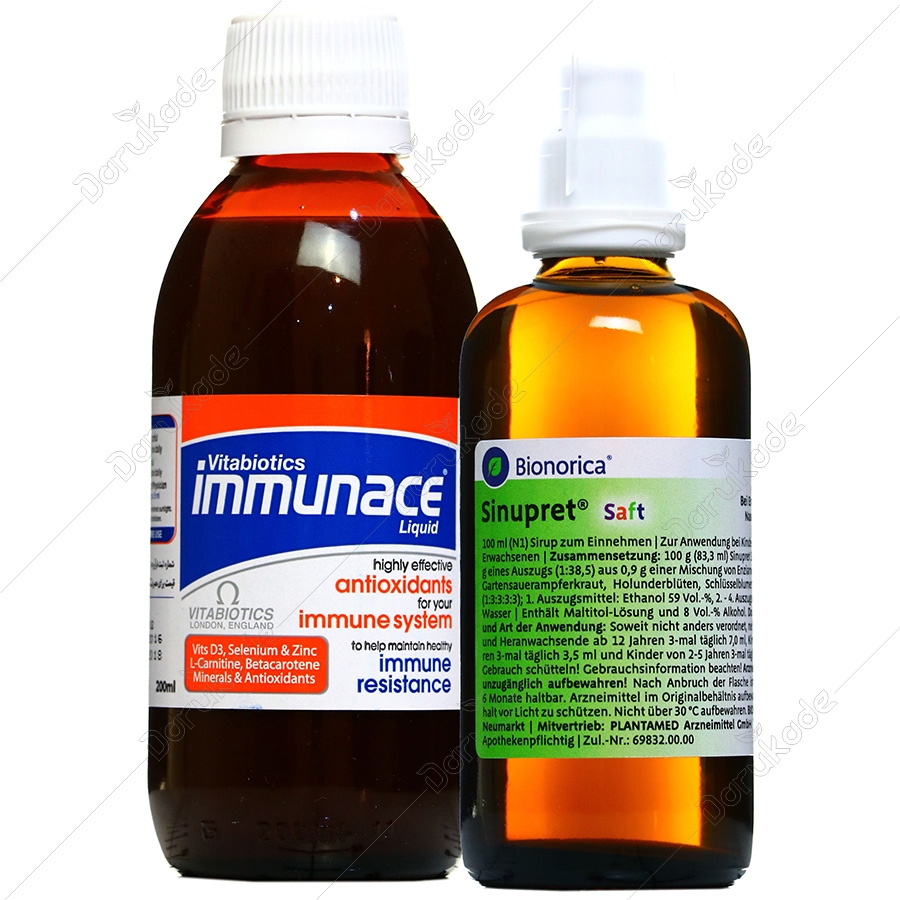 پک شربت ایمیونیس و سینوپرت