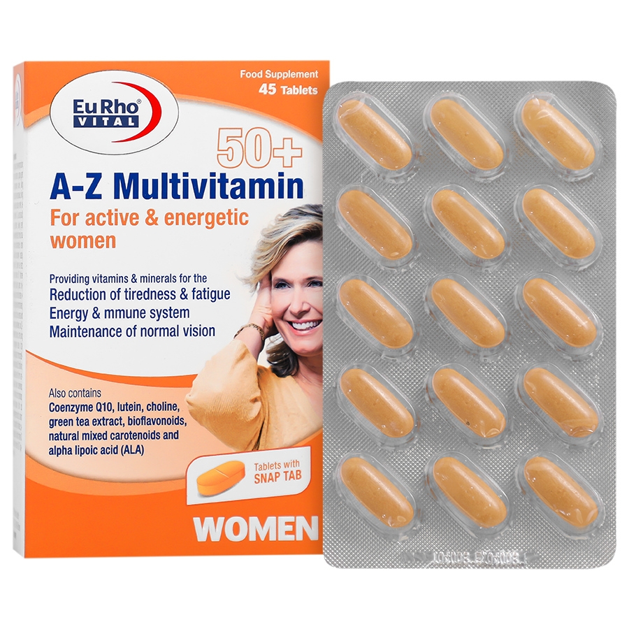 A  Z مولتی ویتامین بالای 50 سال بانوان
