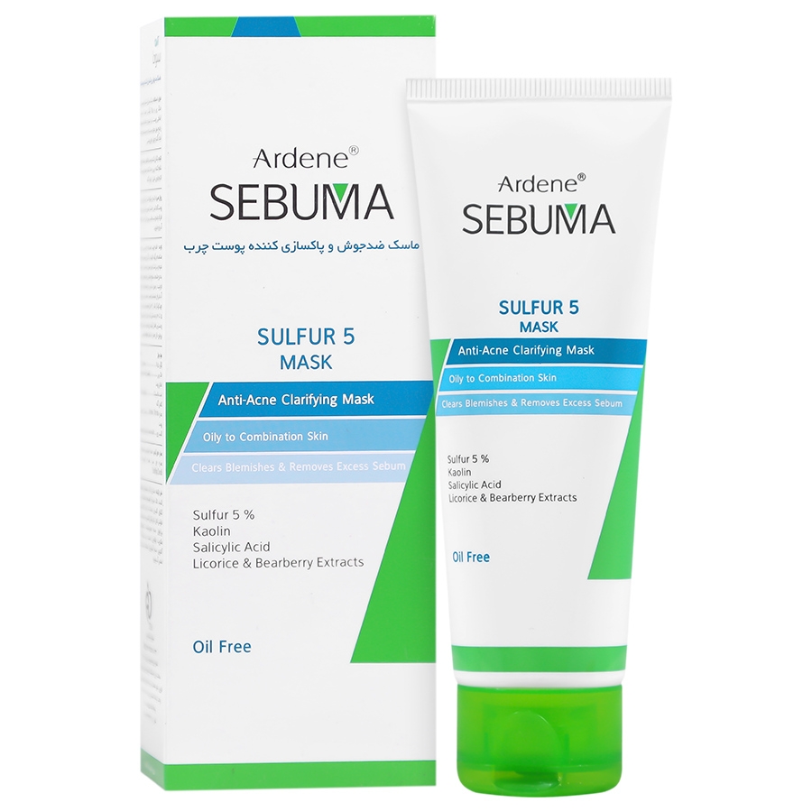 ماسک ضد جوش و پاکسازی کننده پوست سولفور 5
