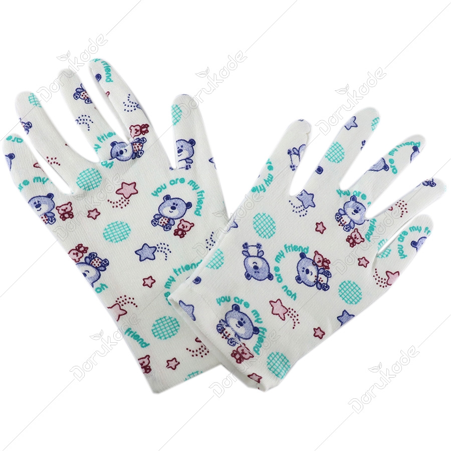 دستکش نخی کودکان 6 تا 10 سال