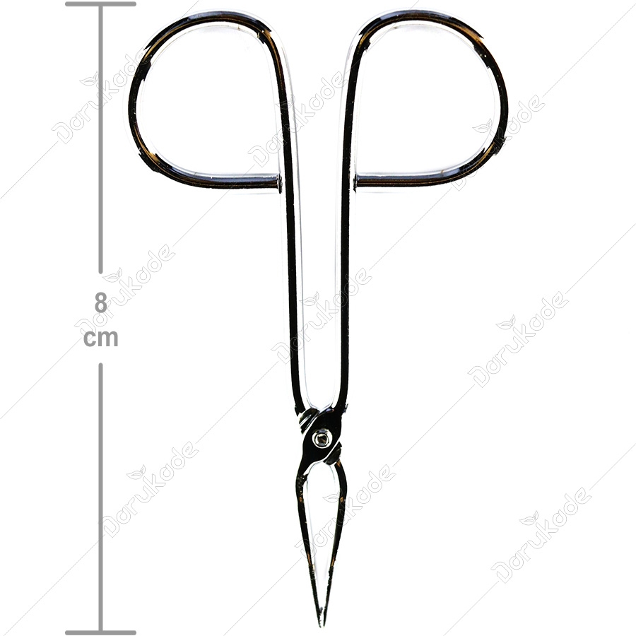 موچین قیچی استیل سر صاف