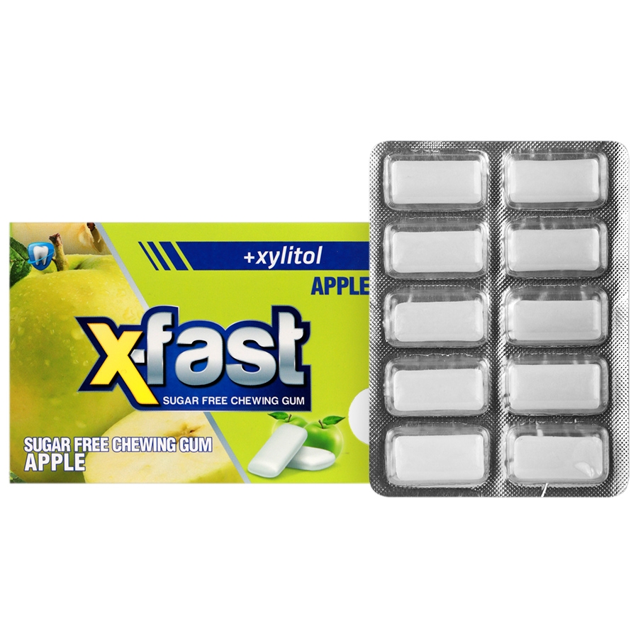 آدامس دراژه بدون شکر با طعم سیب