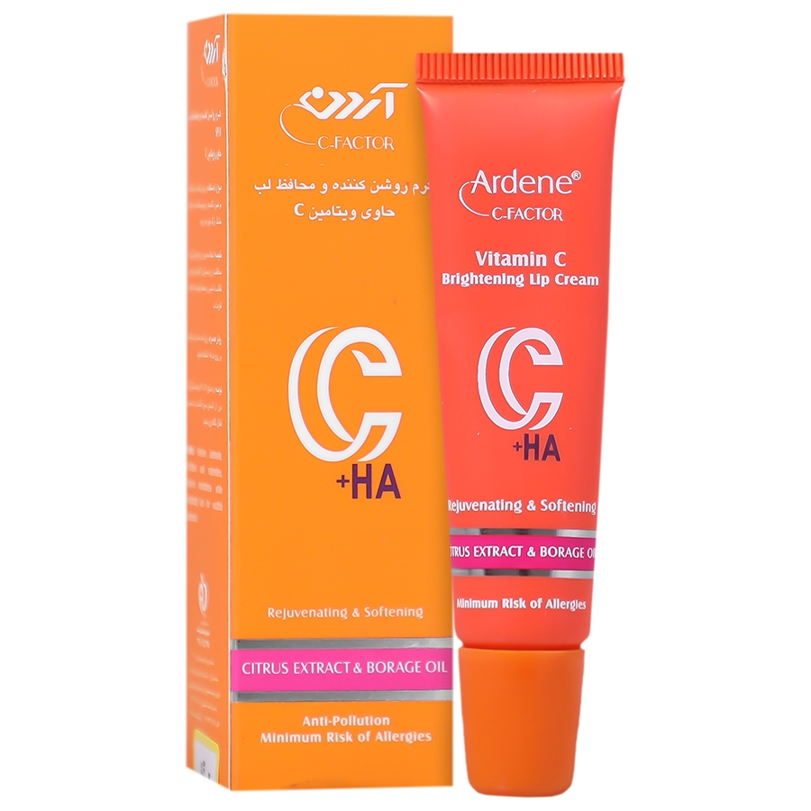 کرم روشن کننده و محافظ لب ویتامین سی