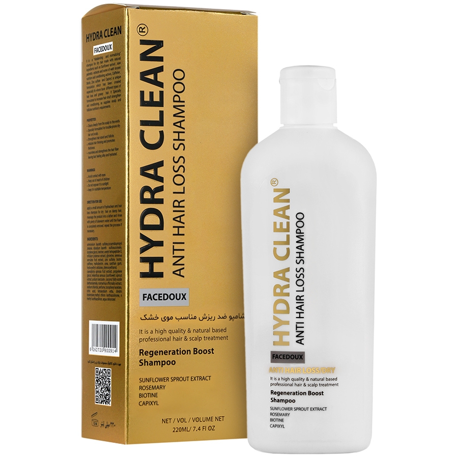 شامپو ضد ریزش موی خشک هیدراکلین