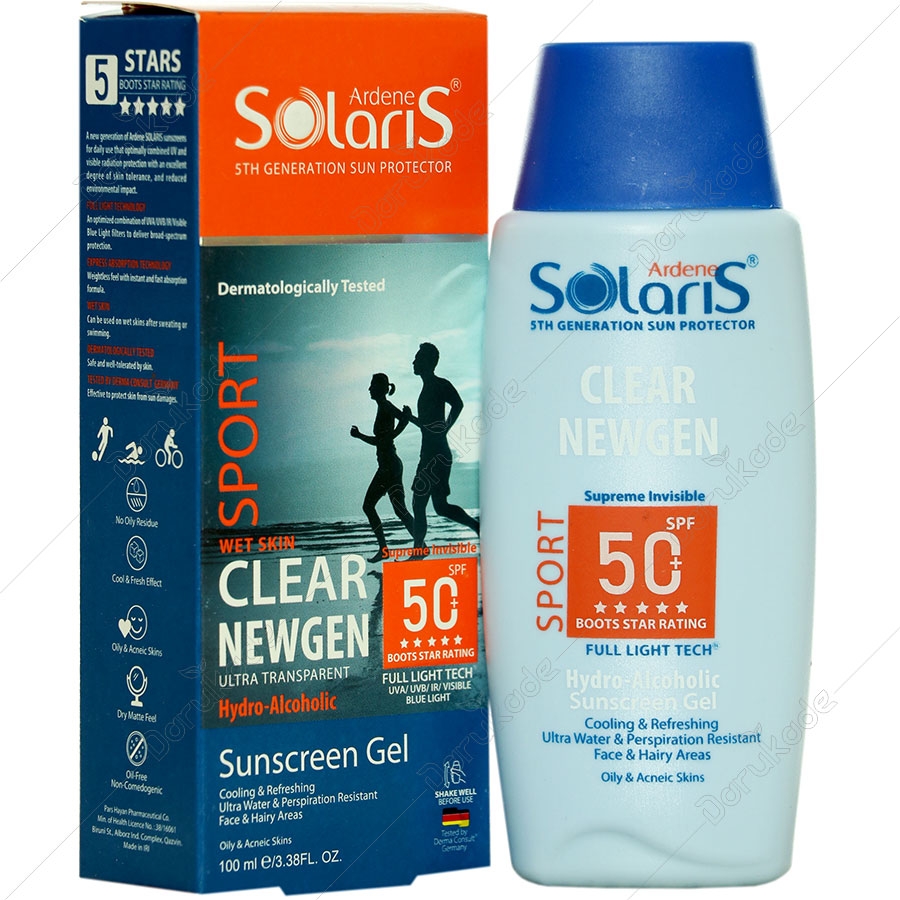 ژل هیدروالکلی ضد آفتاب کلیر نیوژن SPF50