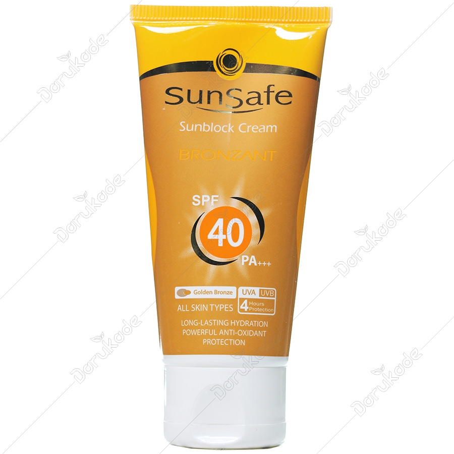 کرم ضد آفتاب برنزه کننده SPF40