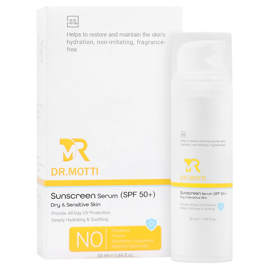 سرم ضد آفتاب پوست خشک و حساس SPF50