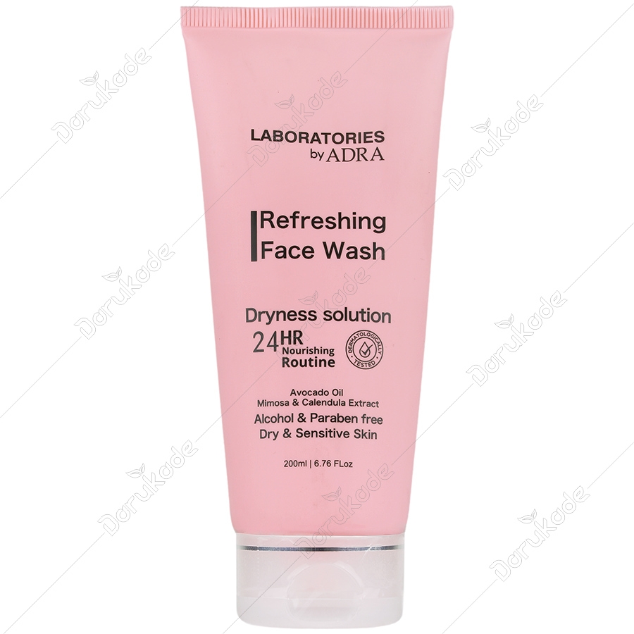 ژل شستشوی صورت آدرا پوست خشک