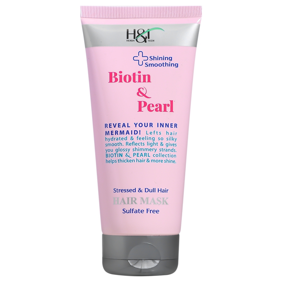 ماسک مو درخشان کننده مروارید و بیوتین