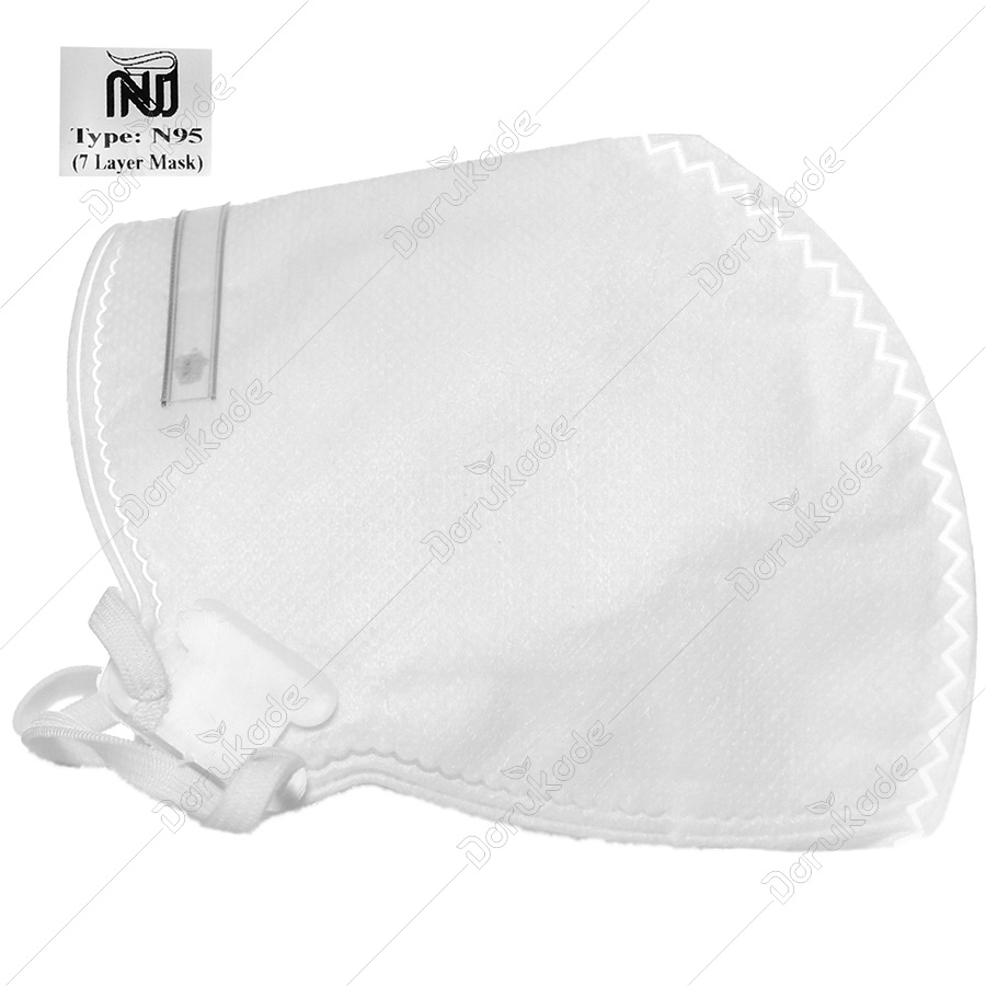 ماسک N95 سوپاپ دار هفت لایه
