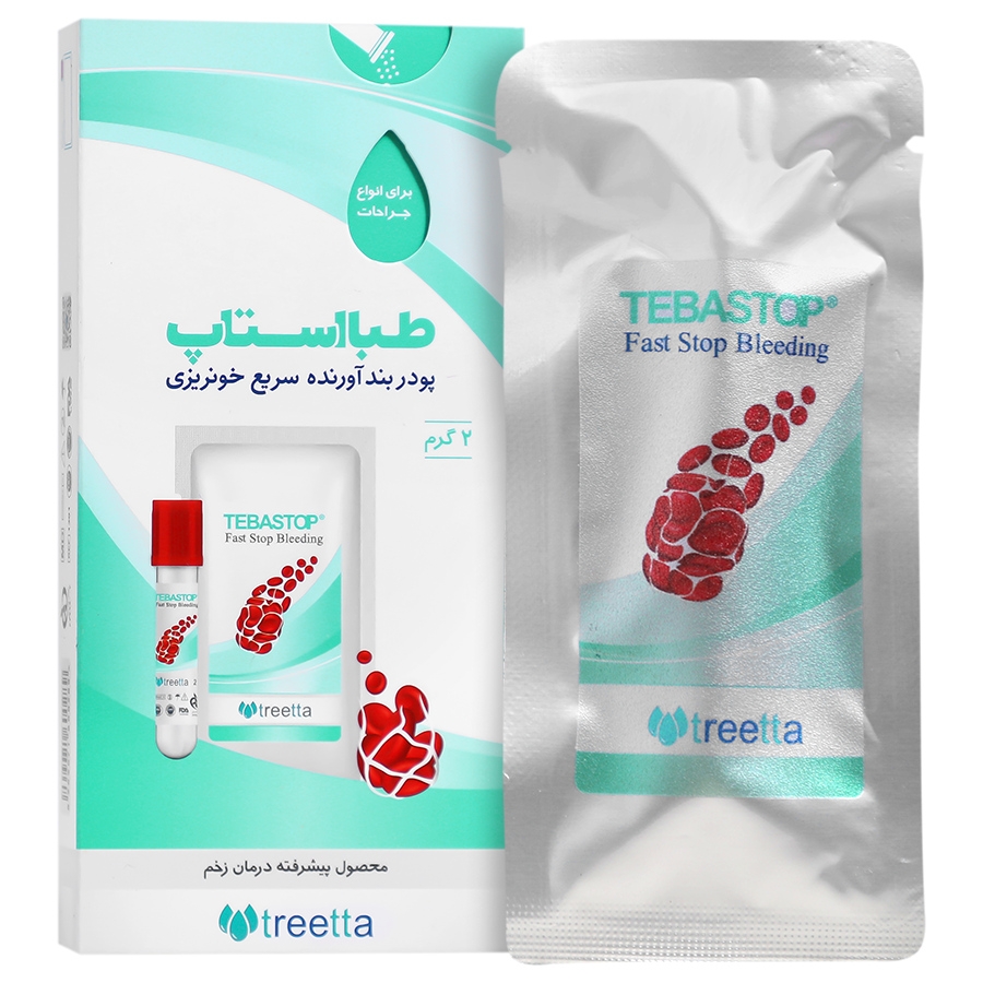 پودر بند آورنده سریع خونریزی طبا استاپ