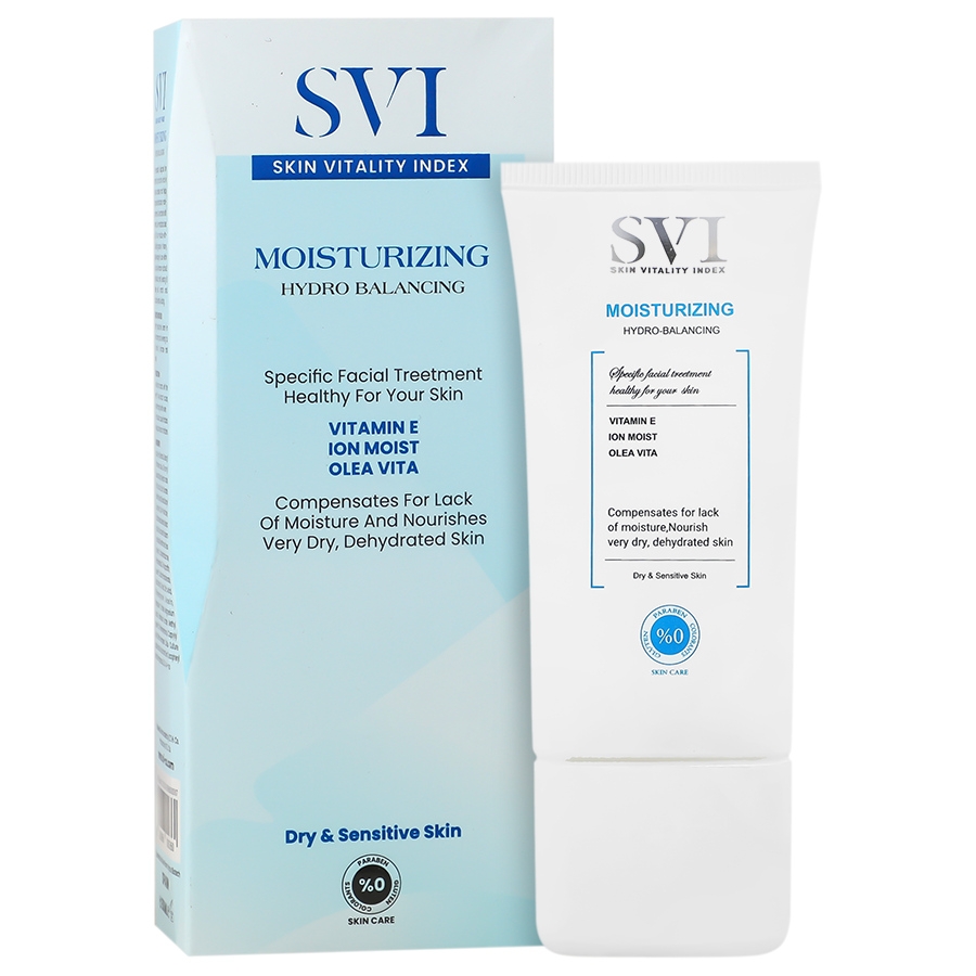 کرم اس وی آی مرطوب کننده پوست معمولی و خشک