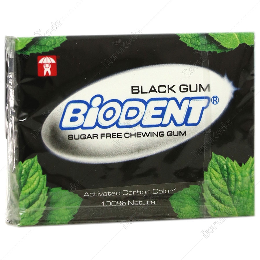 آدامس زغالی بایودنت با طعم نعنا