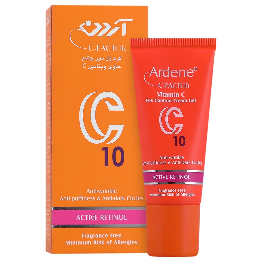 کرم ژل دور چشم حاوی ویتامین سی