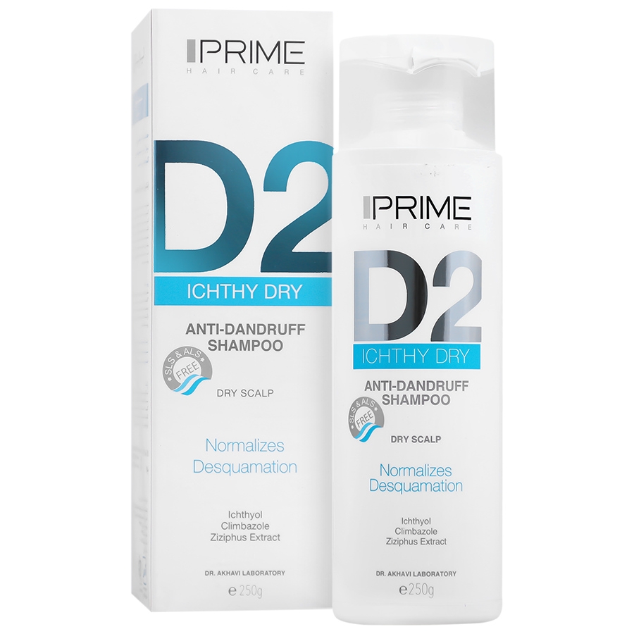 شامپو ضد شوره پوست سر خشک دی2