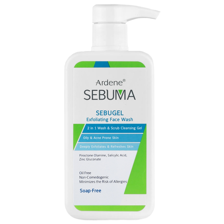 ژل شوینده و ساینده صورت سبوژل