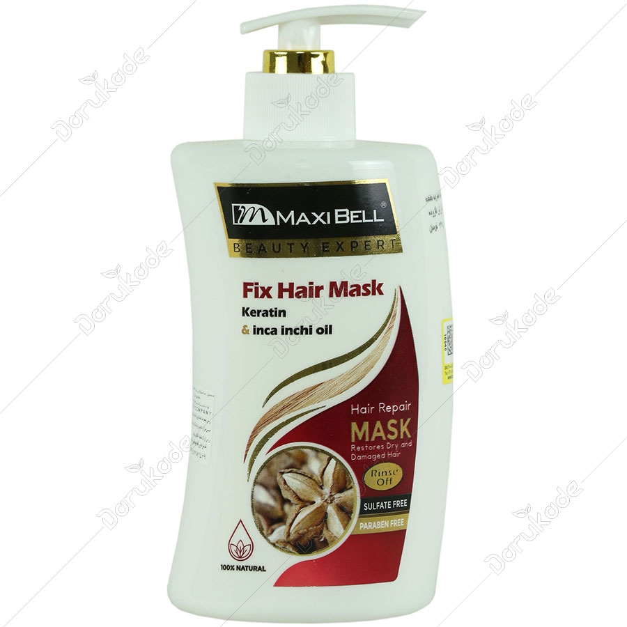 ماسک مو کراتین و اینکااینچی موی رنگ شده
