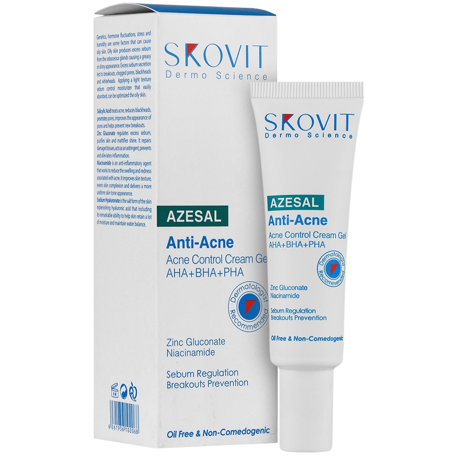 کرم ژل کنترل کننده آکنه