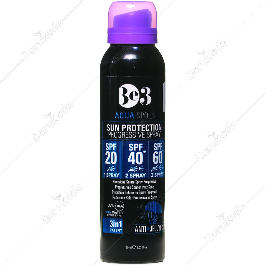 ضد آفتاب تصاعدی SPF20-40-60 آکوا اسپرت