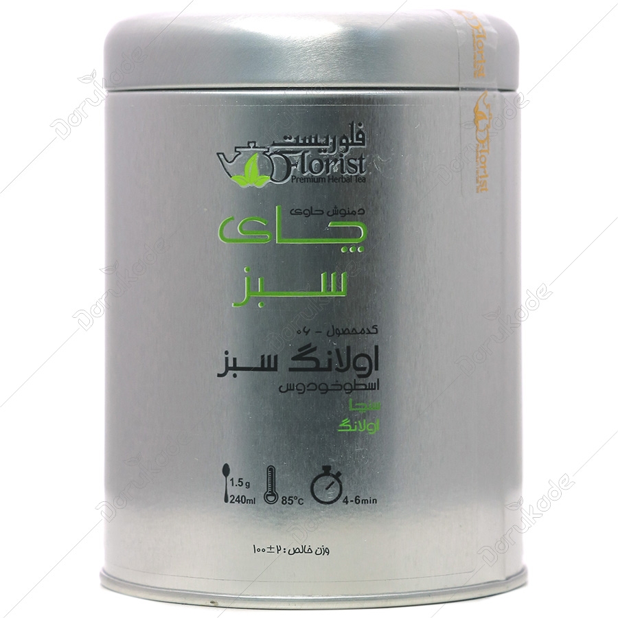 دمنوش اولانگ سبز کد 06 قوطی فلزی