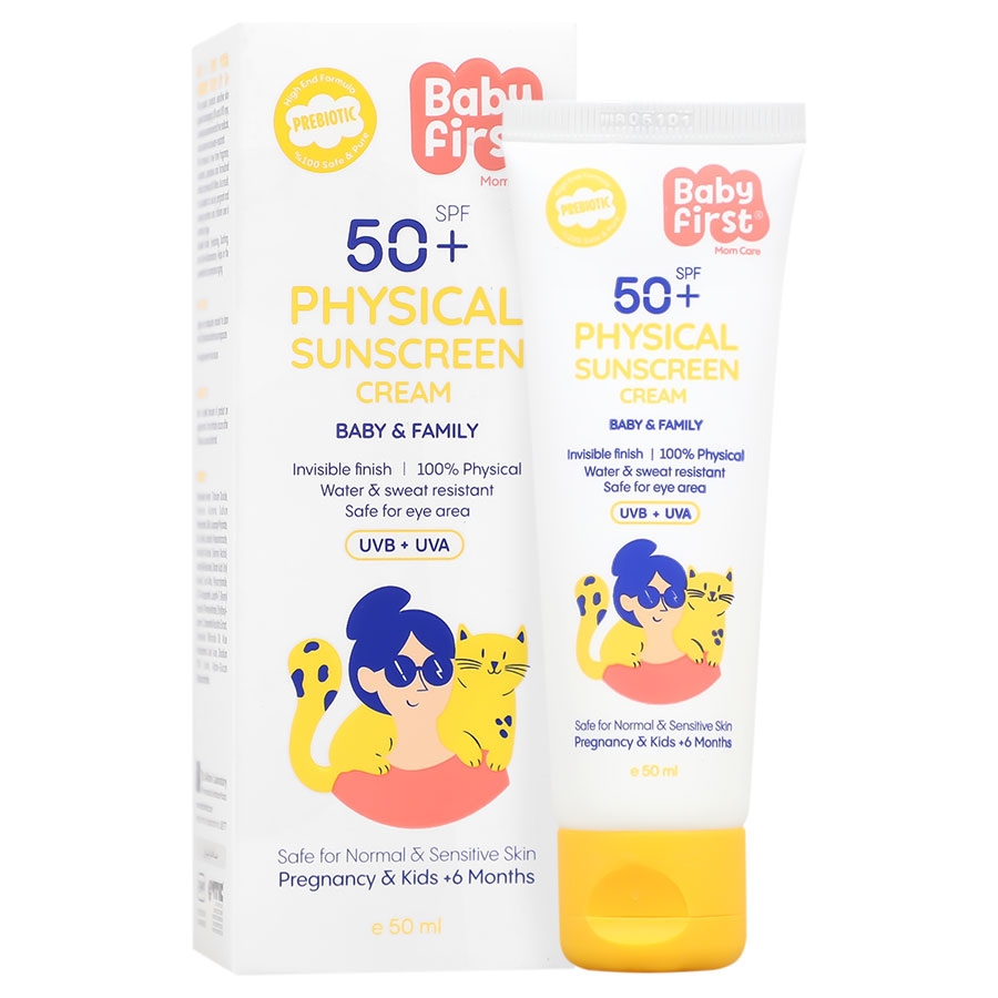 کرم ضد آفتاب فیزیکال کودک و خانواده SPF50
