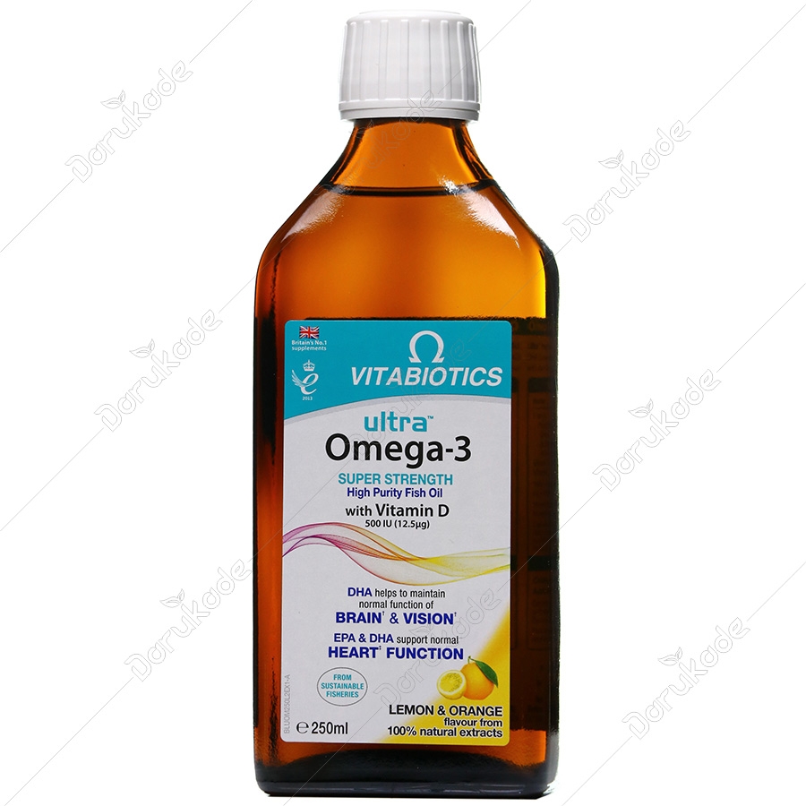 اولترا امگا 3 همراه ویتامین دی