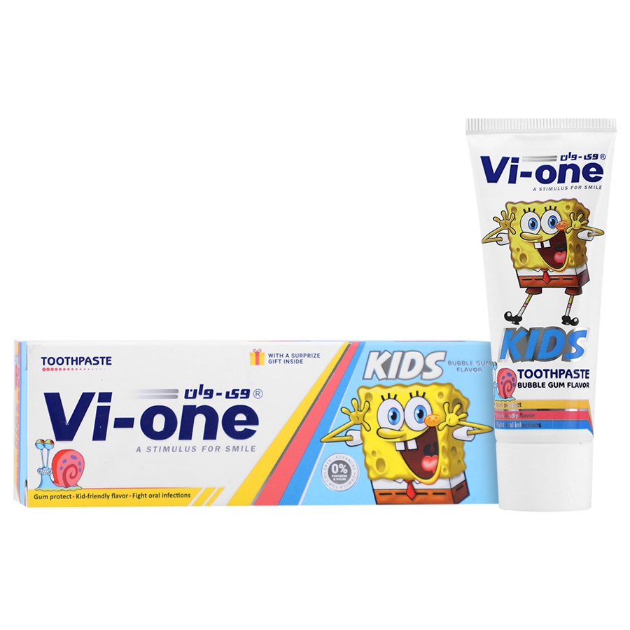 خمیر دندان کودکان وی وان با طعم آدامس