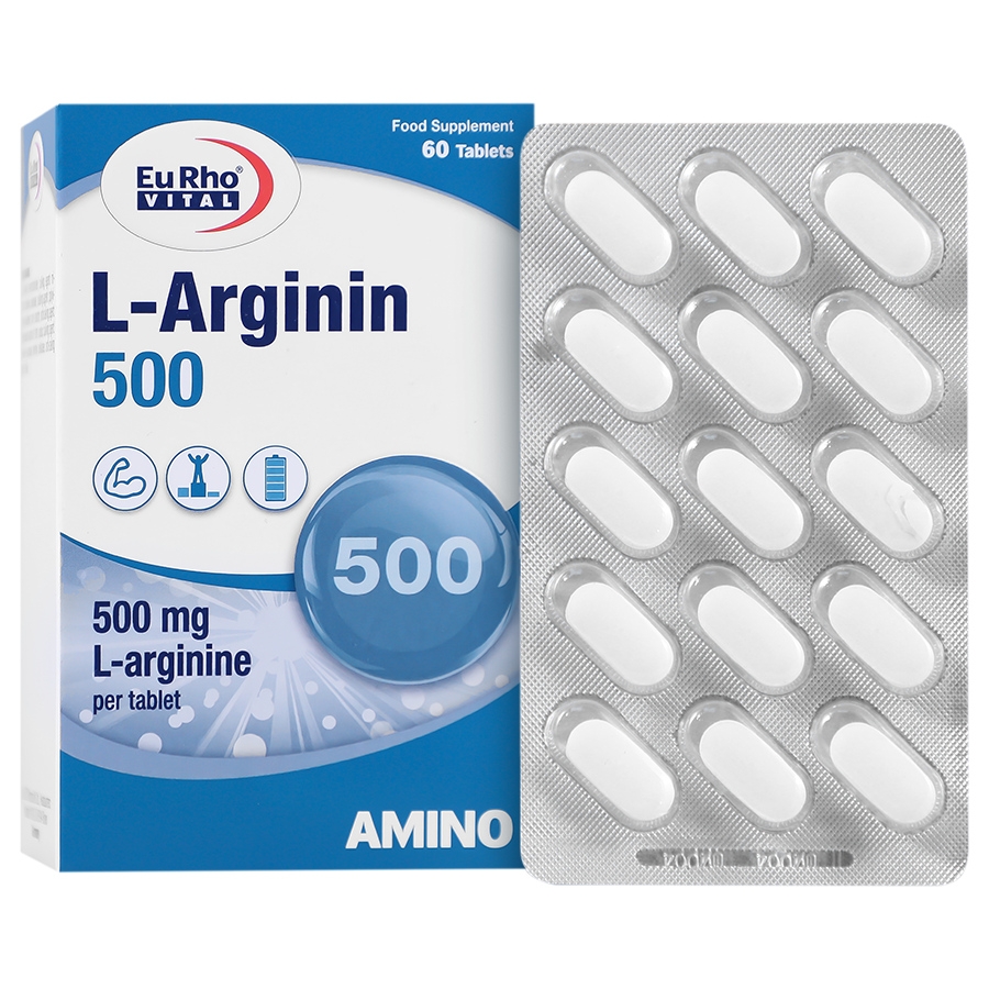 ال آرژینین 500 یورویتال 60 عدد