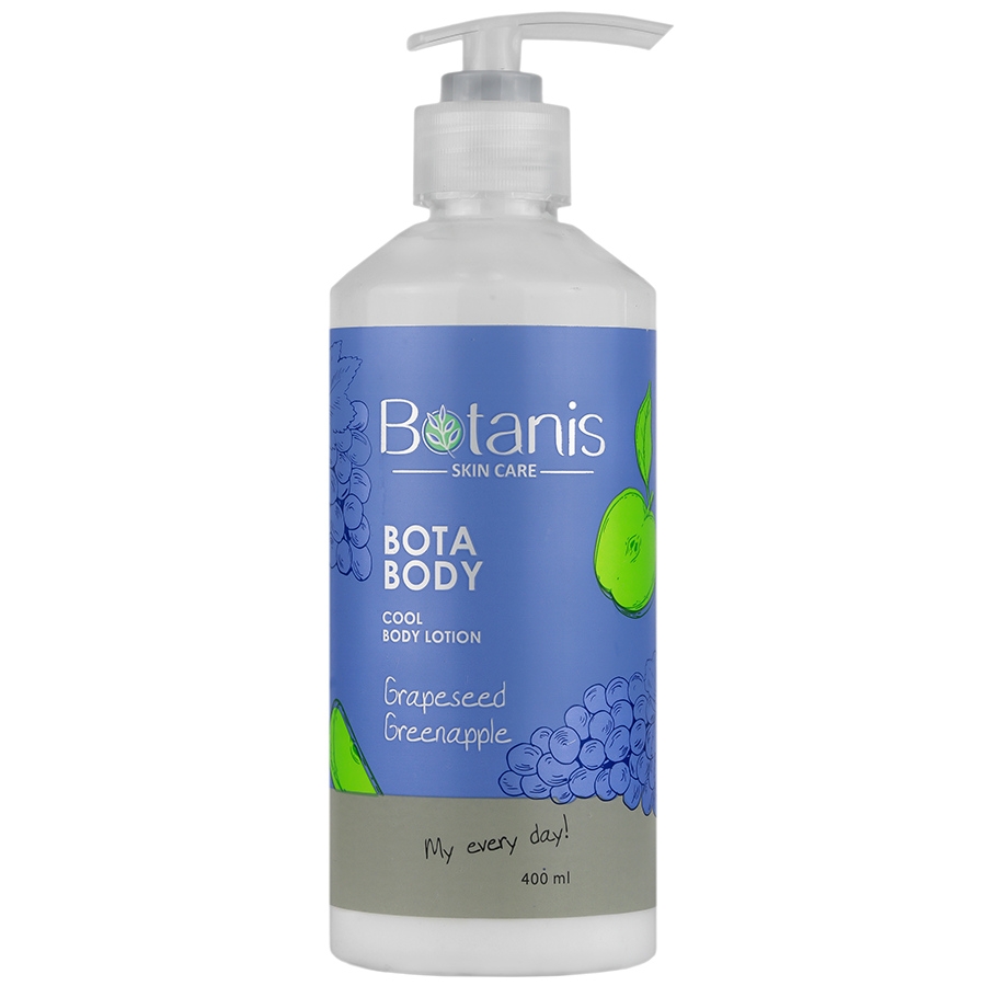 لوسیون بدن سیب سبز و هسته انگور بوتا بادی