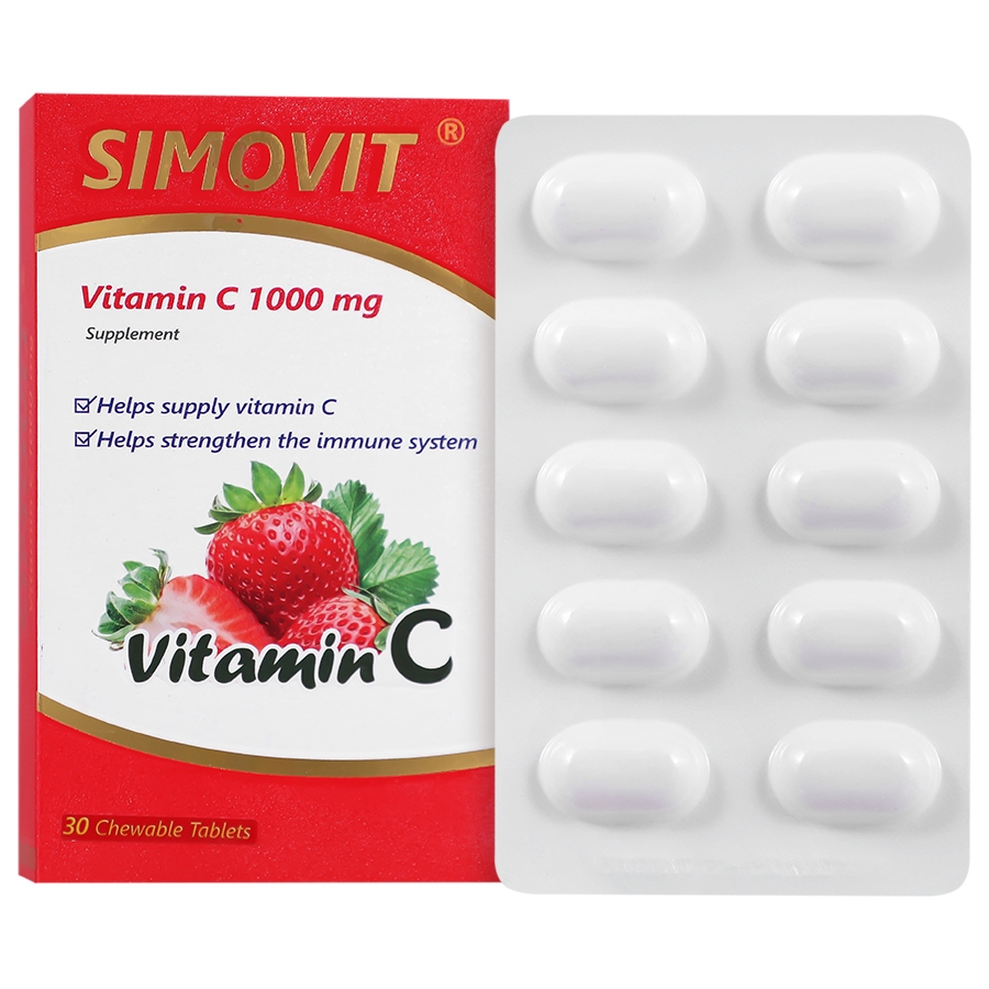 قرص جویدنی ویتامین سی 1000 میلی گرم
